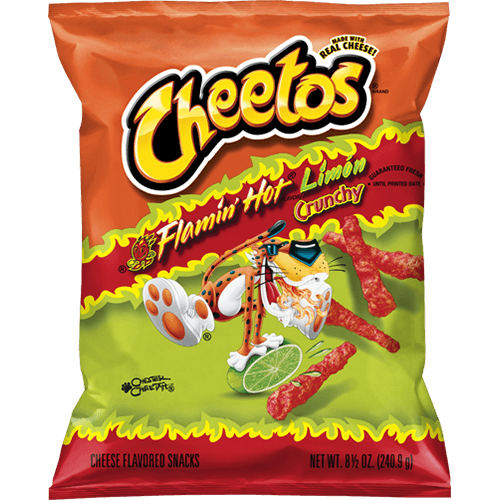 Cheetos Crunchy Flamin Hot Limon